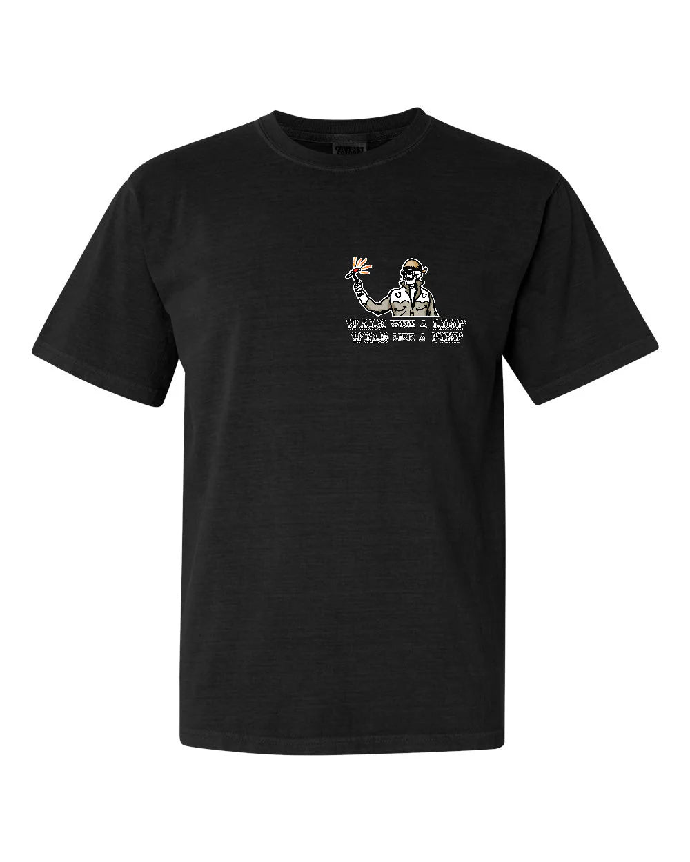 Pearlsnap Pimp- Walk With A Limp Weld Like a Pimp T-Shirt